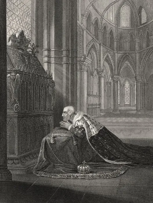 Framed Print : Ludwig VII. Koenig von Frankreich