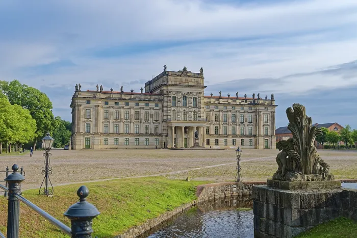Framed Print : Ludwigslust Palace, built in the Baroque period and characterised by Classicism