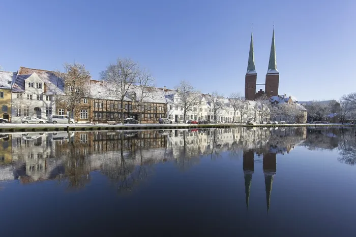 Framed Print : Luebeck Cathedral, Dom zu Luebeck