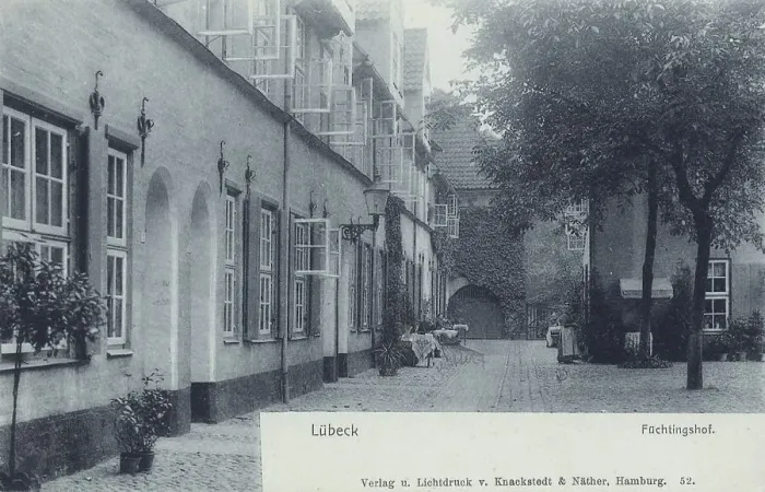 Framed Print : Luebeck, Fuechtingshof, Schleswig-Holstein