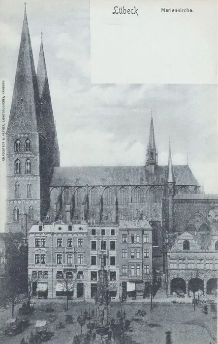 Framed Print : Luebeck, Marienkirche, Schleswig-Holstein Framed Print : Luebeck, Marienkirche, Schleswig-Holstein