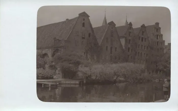 Framed Print : Luebeck, Volksgericht, Schleswig-Holstein
