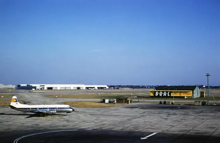 Framed Print : Lufthansa aircraft Vickers Viscount 814, Heathrow Airport, London, England, United Kingdom, July 1959, Europe