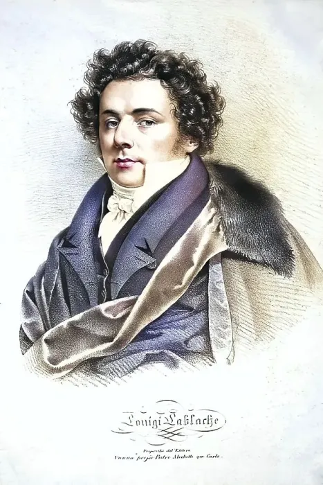 Framed Print : Luigi Lablache (born 6 December 1794 in Naples: died 23 January 1858 in Naples) was an Italian opera singer (bass)