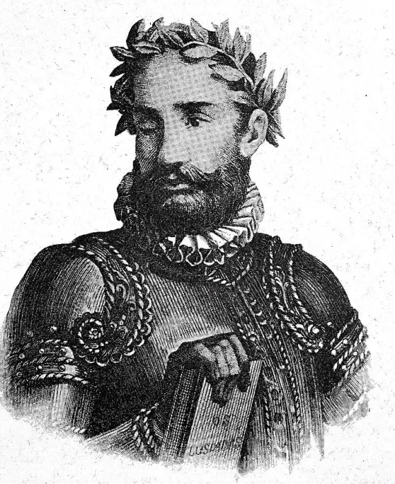 Framed Print : Luis Vaz de Camoes, sometimes Camoens or Camoeens