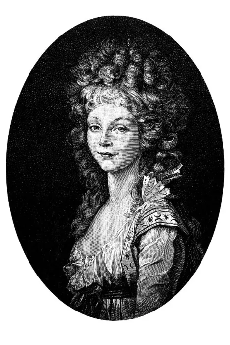 Framed Print : Luise, princess of Mecklenburg-Strelitz Framed Print : Luise, princess of Mecklenburg-Strelitz