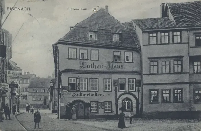 Framed Print : Luther House in Eisenach, Thuringia