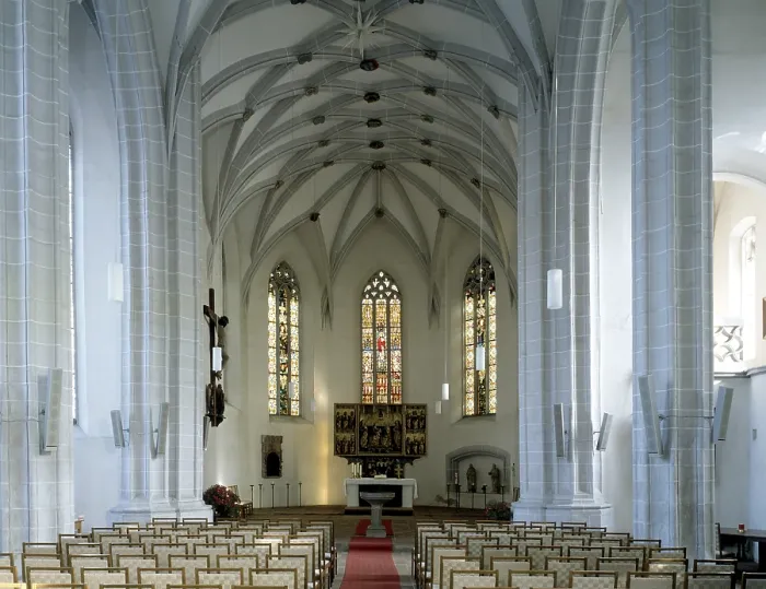 Framed Print : Luther's baptistery, interior facing east