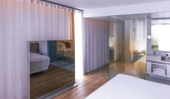 Framed Print : Luxury hotel room in a European hotel Framed Print : Luxury hotel room in a European hotel