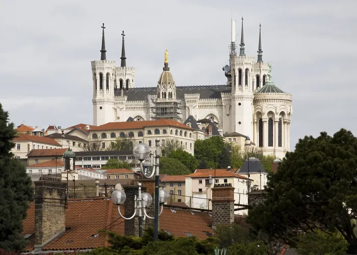 Framed Print : Lyon, Basilica of Notre-Dame de Fourviere Framed Print : Lyon, Basilica of Notre-Dame de Fourviere