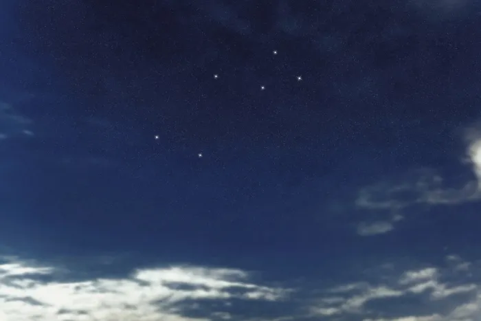 Framed Print : Lyra star constellation, Night sky