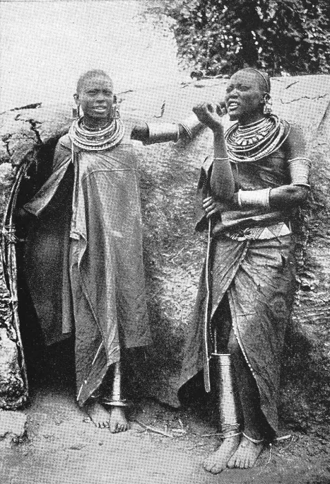 Framed Print : Maasai Women with Heavy Metal Jewellery