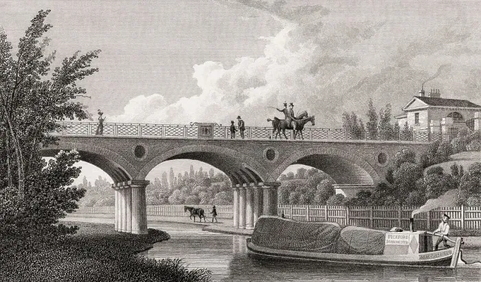 Framed Print : Macclesfield Bridge, Regent's Park