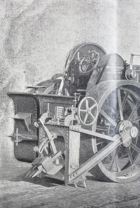 Framed Print : Machine for breaking up old road surfaces