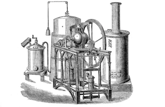Framed Print : A Machine for the Manufacture of Steam and Soda by Barnott Framed Print : A Machine for the Manufacture of Steam and Soda by Barnott
