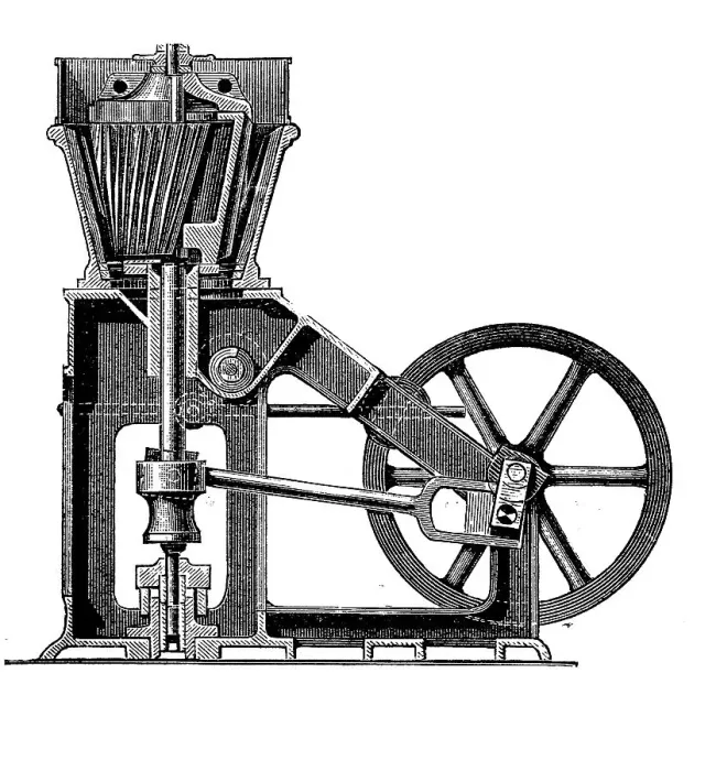 Framed Print : Machinery for Processing Tobacco 1890: Tobacco Mill