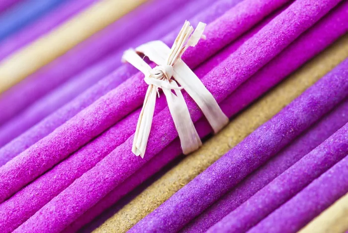 Framed Print : Macro background of aroma incense sticks