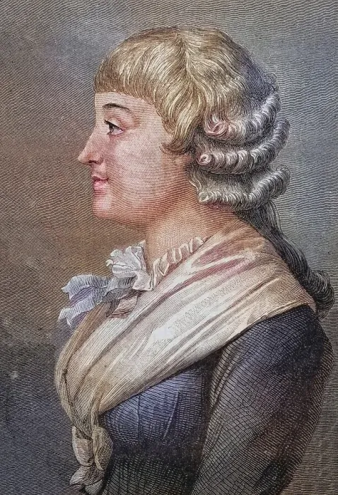 Framed Print : Madame Roland. Vice Countess Jeanne-Marie Roland de la Platiere