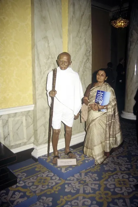 Framed Print : Madame Tussaud's Wax Museum, Mahatma Gandhi, London, U.K. United Kingdom England Framed Print : Madame Tussaud's Wax Museum, Mahatma Gandhi, London, U.K. United Kingdom England