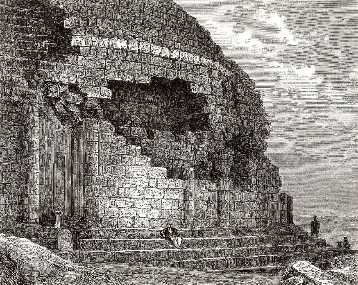 Framed Print : Madghacen oder Medracen, ein koeniglicher Mausoleum-Tempel der numidischen Berberkoenige Framed Print : Madghacen oder Medracen, ein koeniglicher Mausoleum-Tempel der numidischen Berberkoenige