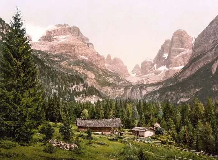 Framed Print : Madonna di Campiglio, Empress Frederick's place Framed Print : Madonna di Campiglio, Empress Frederick's place