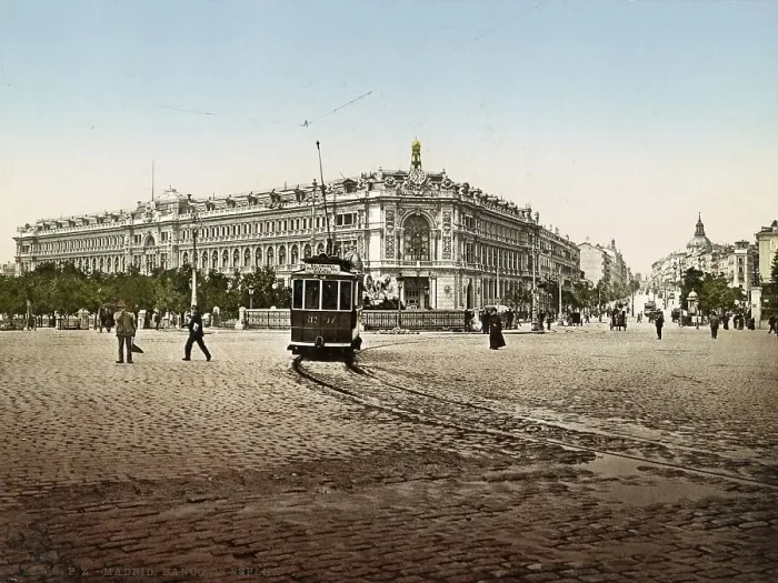 Framed Print : Madrid. Banco de Espana, Spain