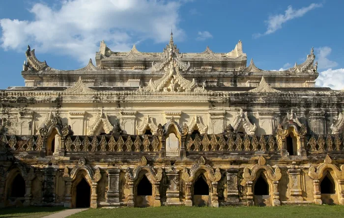 Framed Print : The Maha Aung Mye Bonzan Monastery was built in 1822 by Nanmadaw Me Nu Framed Print : The Maha Aung Mye Bonzan Monastery was built in 1822 by Nanmadaw Me Nu
