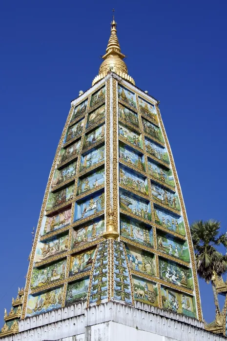 Framed Print : Mahabodhi Temple, Shwedagon Pagoda