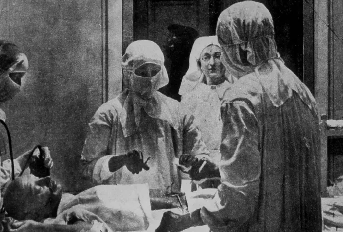 Framed Print : Mahatma gandhi appendicitis operation in pune at maharashtra, India, Asia