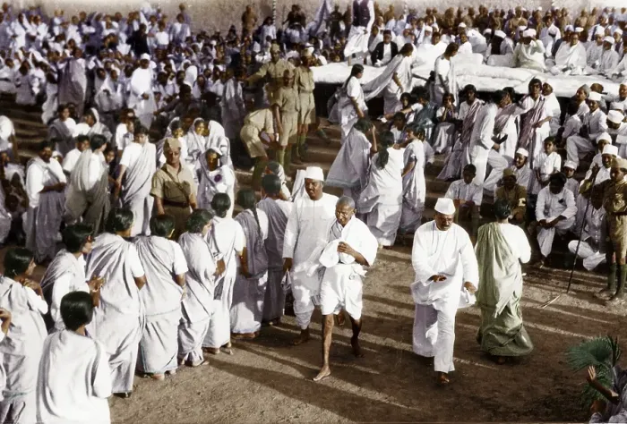 Framed Print : Mahatma Gandhi at Karachi Congress, India, Asia, March 1931, Asia