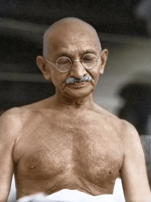 Framed Print : Mahatma Gandhi at public prayer meeting, Rungta House, Mumbai, Maharashtra, India, Asia, September 1944, Asia
