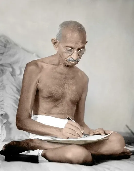 Framed Print : Mahatma gandhi writing at birla house, mumbai, maharashtra, india, asia, 1942 Framed Print : Mahatma gandhi writing at birla house, mumbai, maharashtra, india, asia, 1942