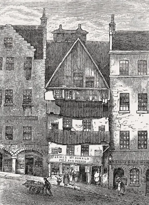 Framed Print : Mahogany Land in Potterow, Edinburgh
