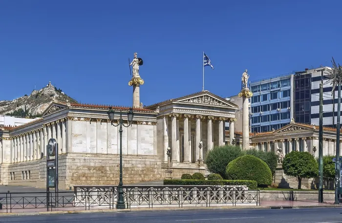 Framed Print : Main building of the Academy of Athens, Greece