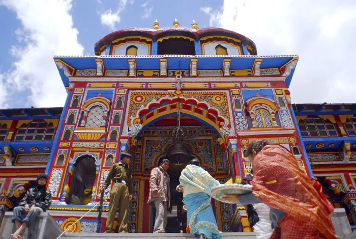 Framed Print : Main entrance of Badrinath temple at Badrinath