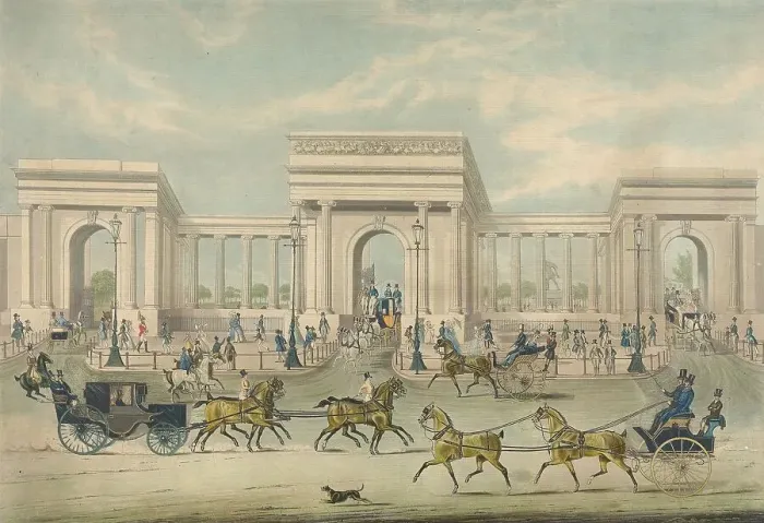 Framed Print : The main entrance to Hyde Park