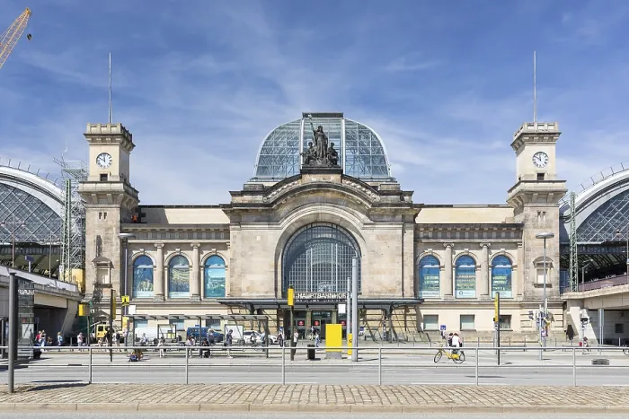 Framed Print : Main station, main entrance on the east side Framed Print : Main station, main entrance on the east side