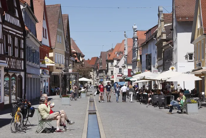 Framed Print : Main street, Forchheim, Franconian Switzerland