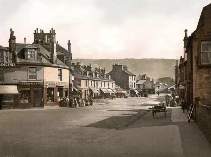 Framed Print : Main Street, Largs, town on the Firth of Clyde in North Ayrshire