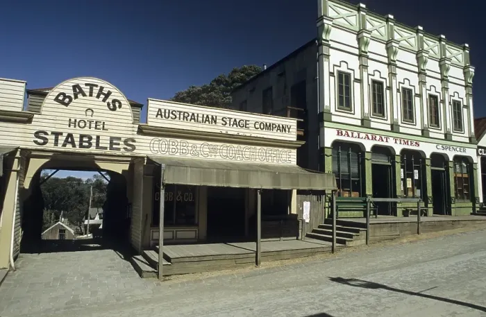 Framed Print : Main street in Sovereign Hill, Ballarat