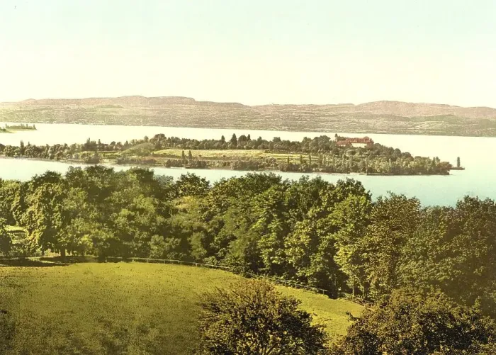 Framed Print : Mainau Island in Lake Constance Framed Print : Mainau Island in Lake Constance