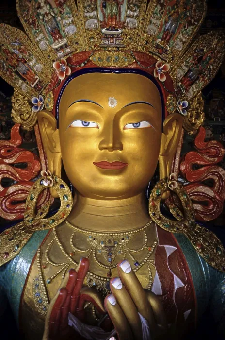 Framed Print : Maitreya Buddha, Tikse Monastery