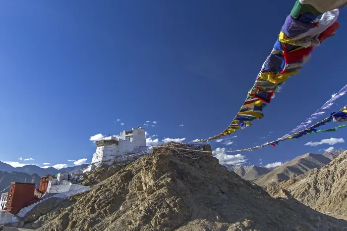 Framed Print : Maitreya Temple in Leh, Ladakh, North India