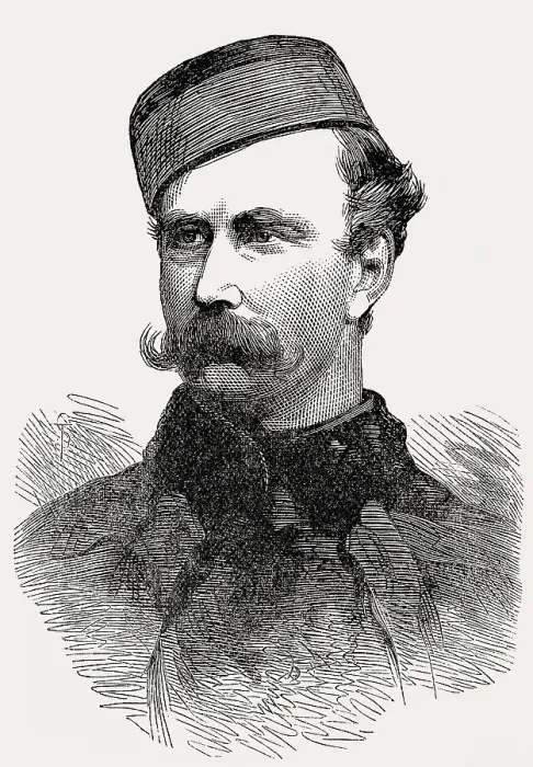 Framed Print : Major R J C Marter, King's Dragoon Guards Framed Print : Major R J C Marter, King's Dragoon Guards