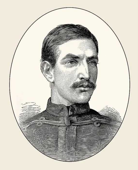 Framed Print : Major W. M. Laurence, Cape Mounted Rifleman
