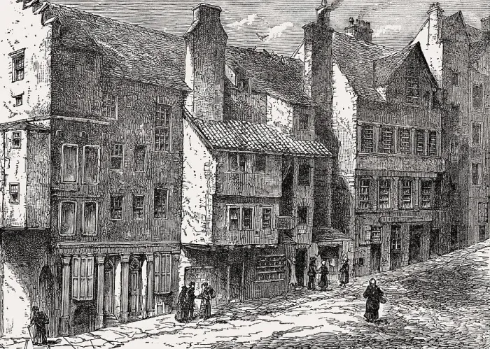 Framed Print : Major Weir's House, assembly rooms