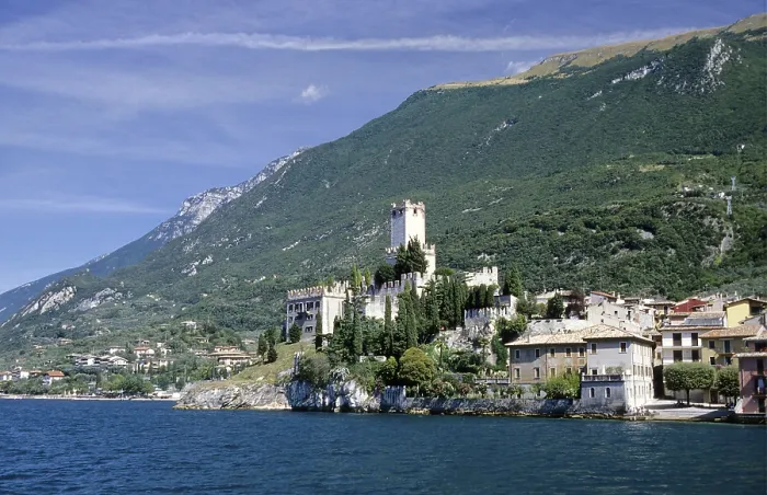 Framed Print : Malcesine at Lake Garda, Italy