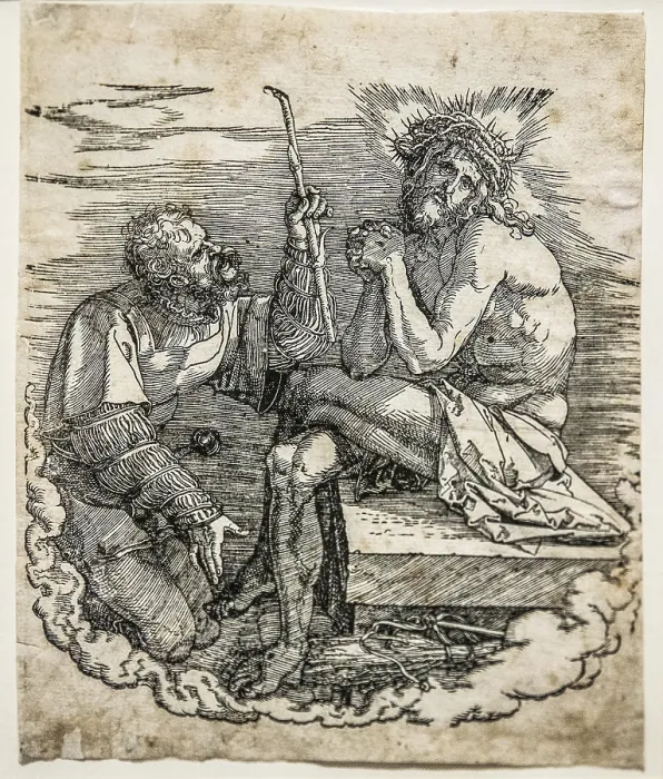 Framed Print : The Man of Sorrows, 1511, copperplate engravings Framed Print : The Man of Sorrows, 1511, copperplate engravings