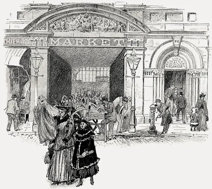 Framed Print : Manchester Free Library, Manchester Framed Print : Manchester Free Library, Manchester