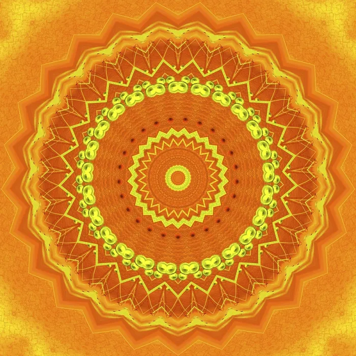 Framed Print : Mandala